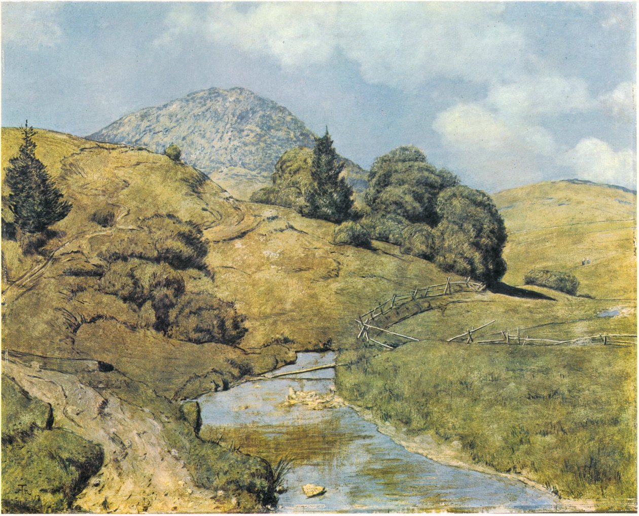 Bernau yakınlarındaki Blössling by Hans Thoma
