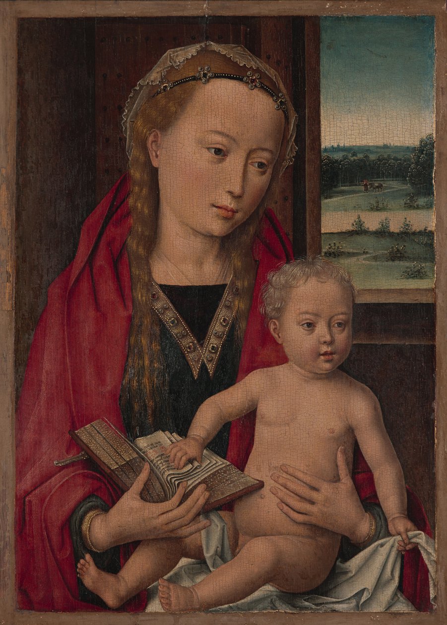 Bakire ve Çocuk, c.1490-94 by Hans Memling
