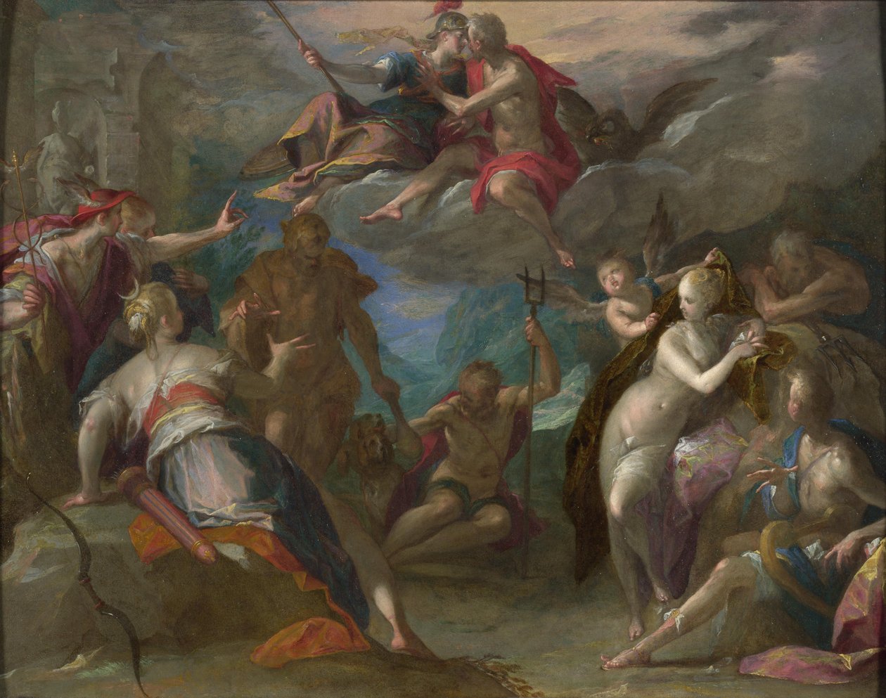 Tanrıların şaşkınlığı by Hans von Aachen  