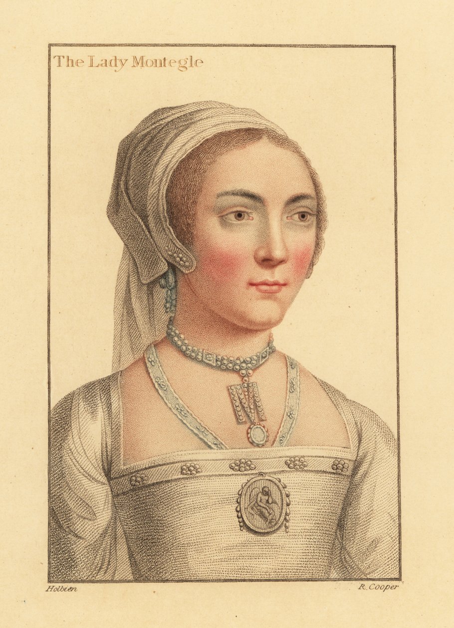 Leydi Mary Brandon, Barones Monteagle by Hans (after) Holbein the Younger