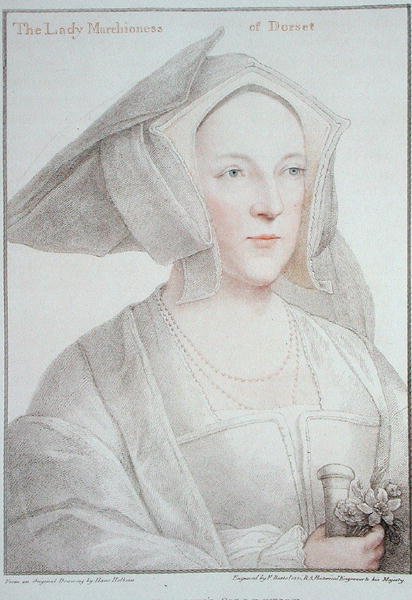 Francesco Bartolozzi (1727-1815) tarafından oyulmuş Dorset Markizi (1481-1535) 1795 (gravür) by Hans (after) Holbein the Younger