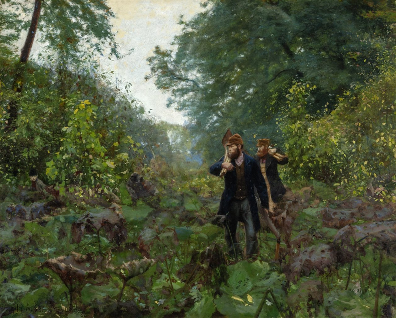 Yasak Yollarda, 1886. by Hans Andersen Brendekilde