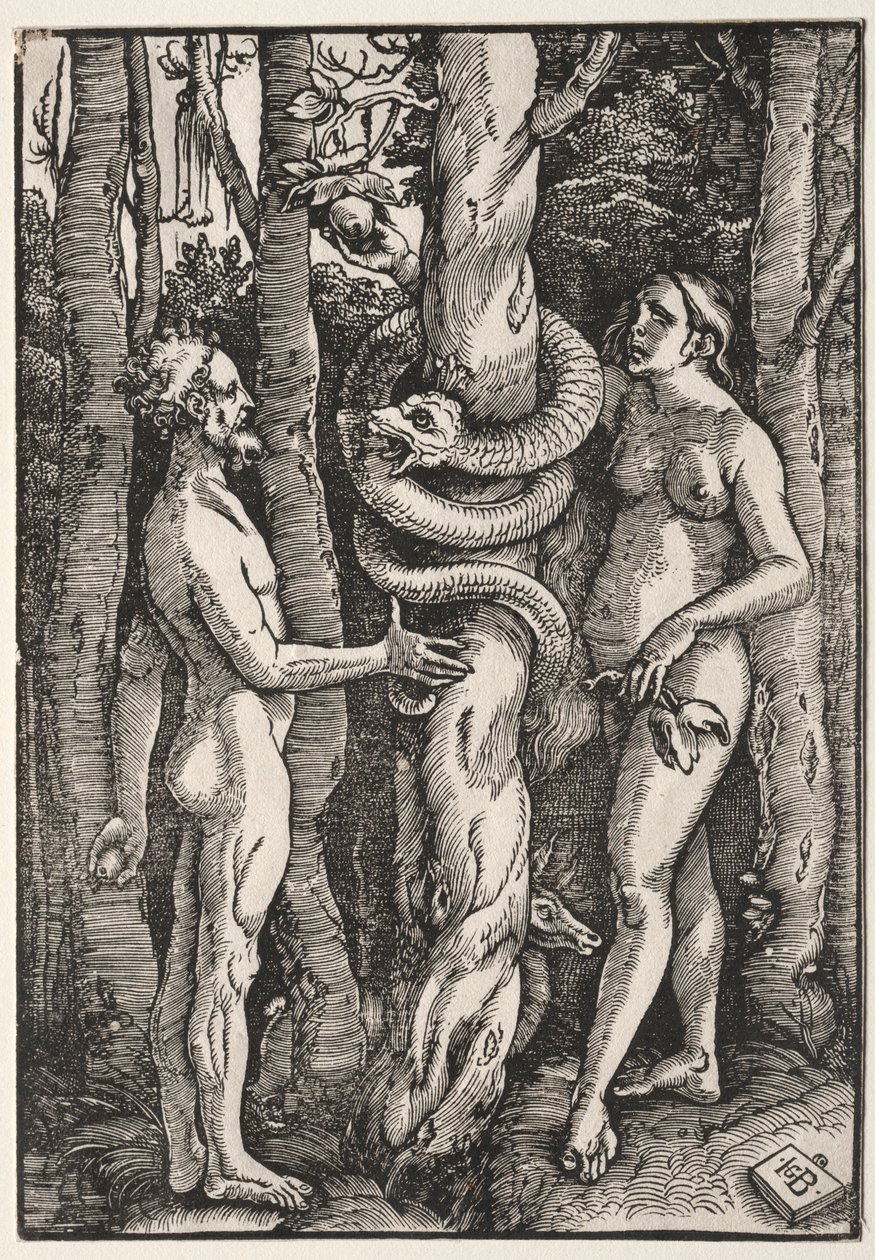 Adem ve Havva by Hans Baldung