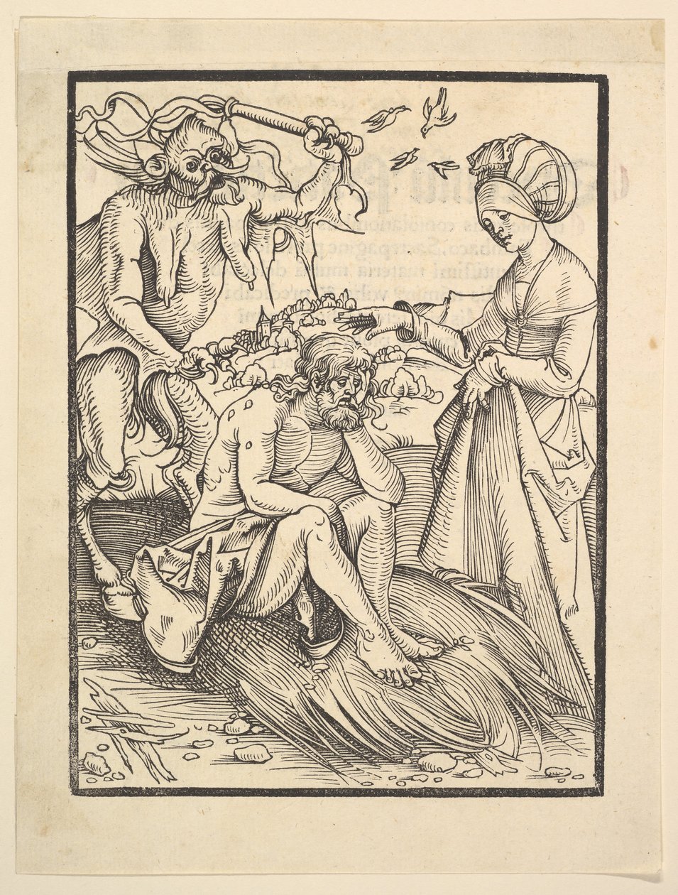 Bir İblis Tarafından Ayarlanan İş, 1509. by Hans Baldung