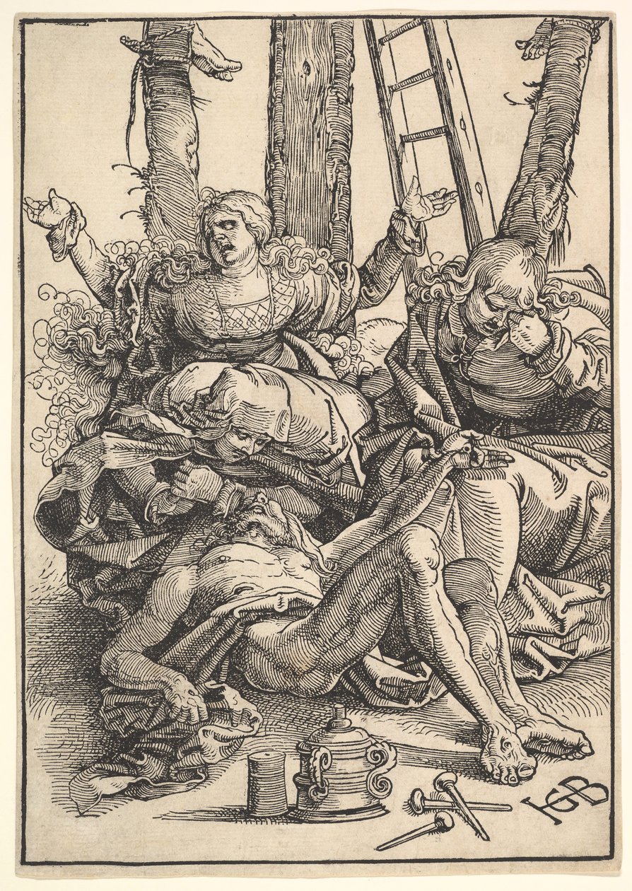 İsa için Ağıt, 1510. by Hans Baldung