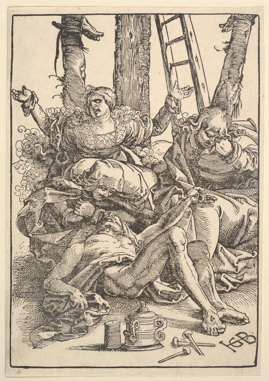 İsa için Ağıt, 1510. by Hans Baldung