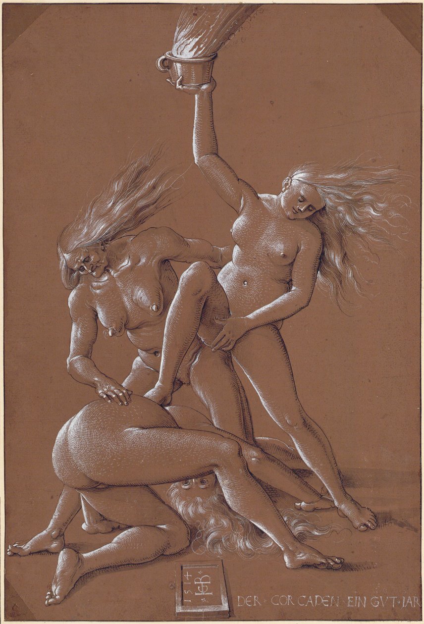 Üç Cadılarla Yeni Yıl Tebrikleri, 1514 by Hans Baldung