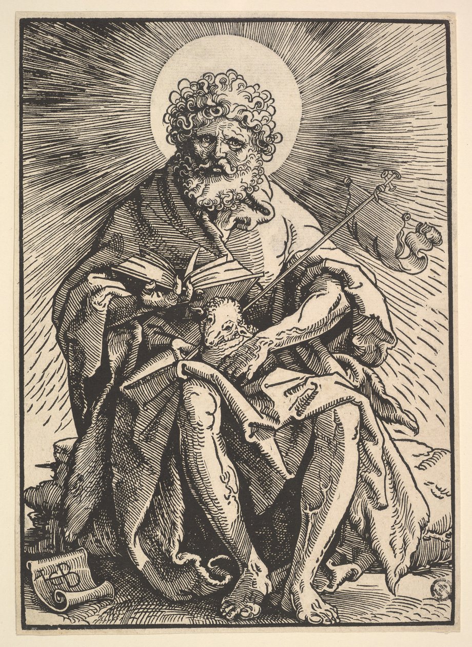 Vaftizci Yahya Kuzuyu Tutuyor, yakl. 1517. by Hans Baldung