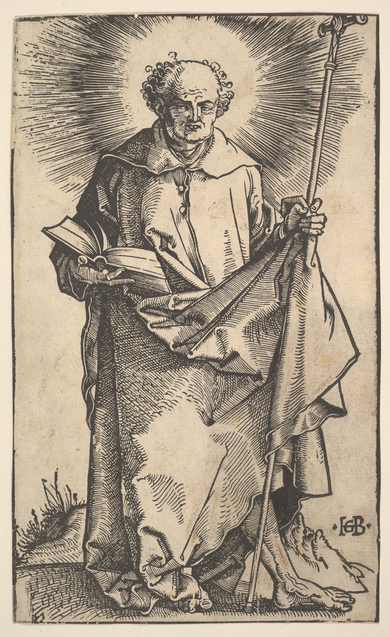 İsa ve Havarilerden Aziz Philip, 1519. by Hans Baldung