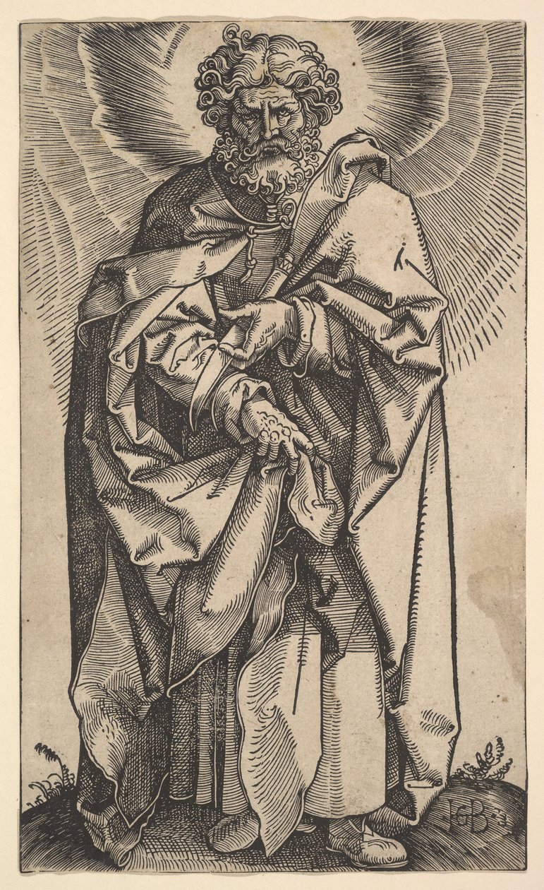 İsa ve Havarilerden Aziz Philip, 1519. by Hans Baldung