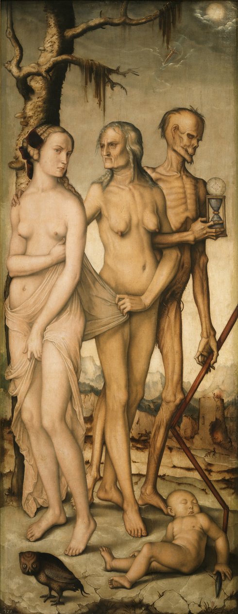 Çağlar ve Ölüm by Hans Baldung