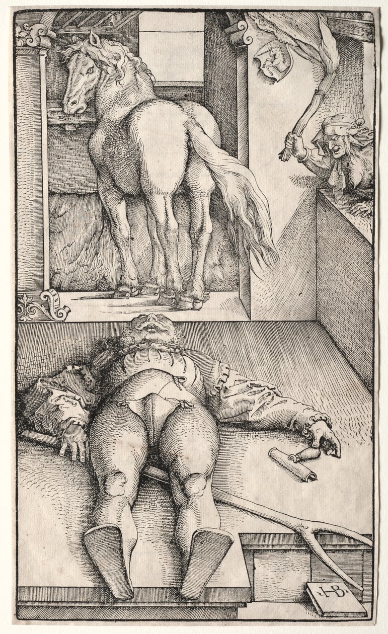 büyülenmiş damat by Hans Baldung