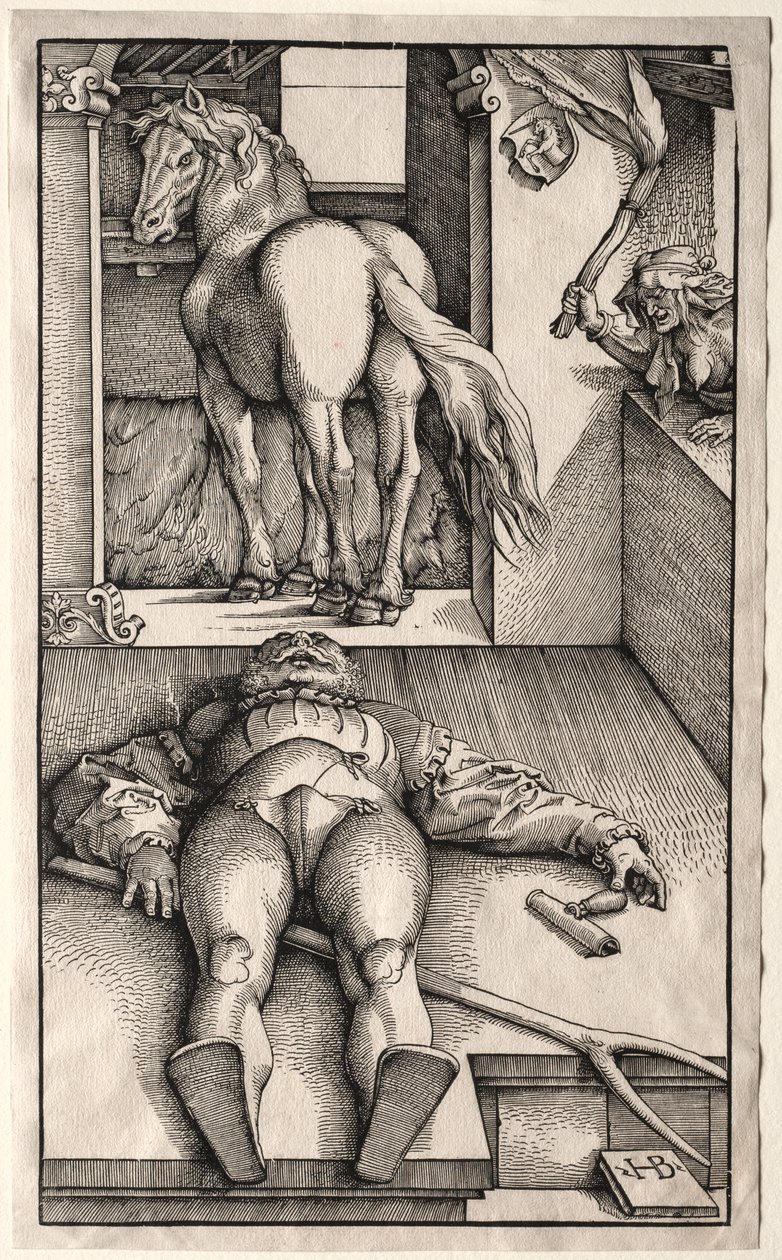 büyülenmiş damat by Hans Baldung