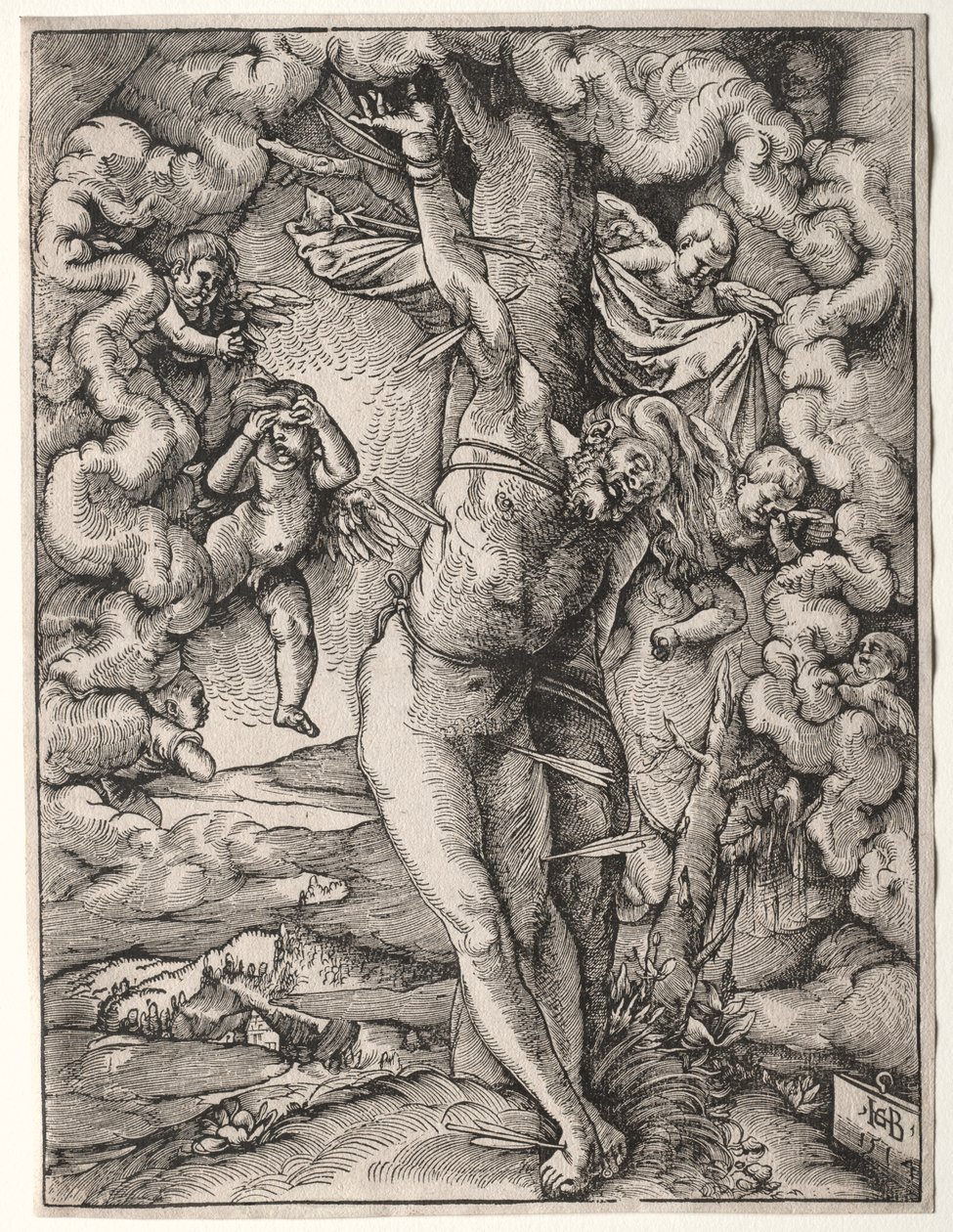 Büyük Aziz Sebastian by Hans Baldung