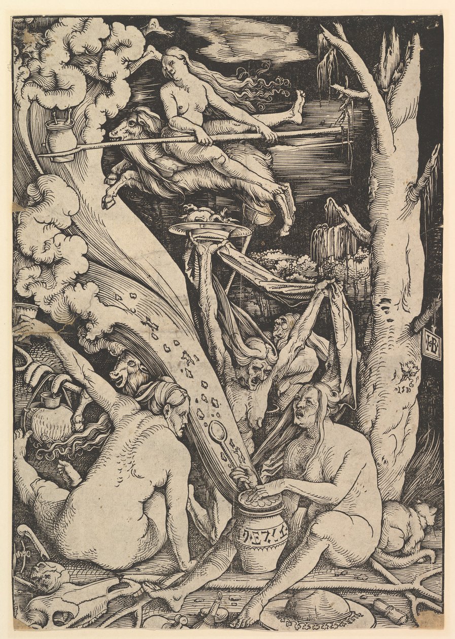 Cadılar, 1510. by Hans Baldung