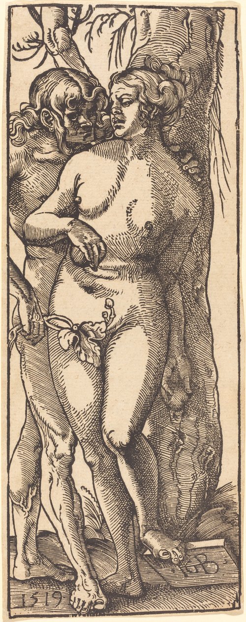 Adem ve Havva by Hans Baldung Grien