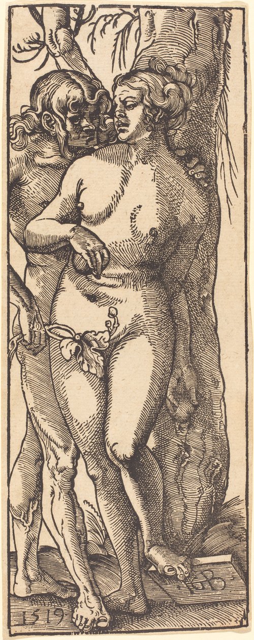 Adem ve Havva, 1519 by Hans Baldung Grien