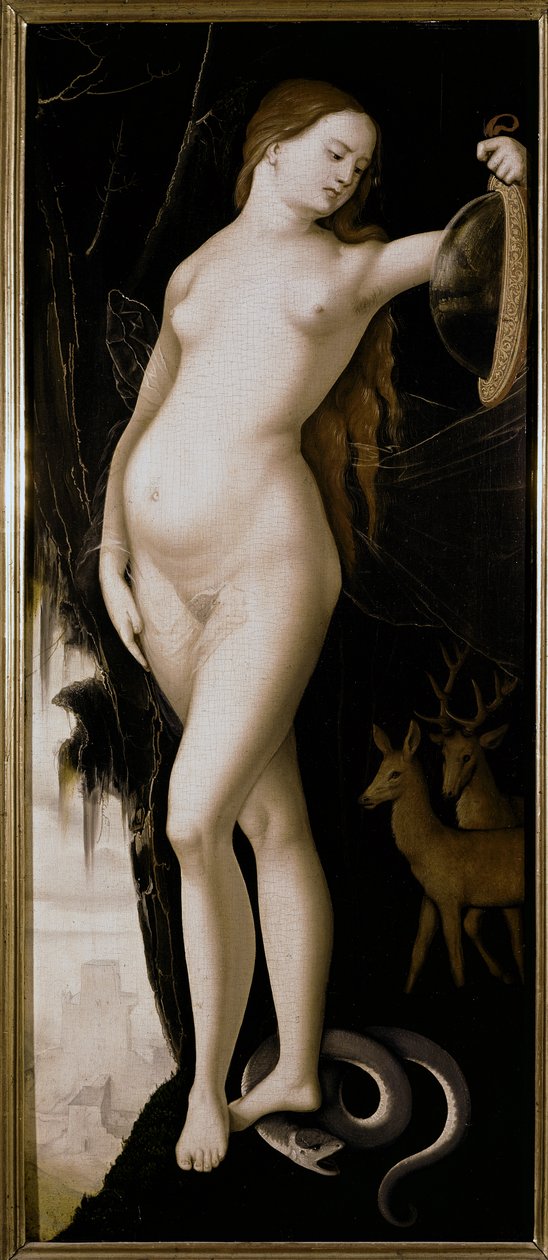 Alegorik Figür (İhtiyat Alegorisi) by Hans Baldung Grien