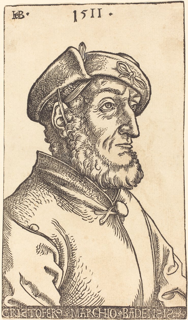 Christopher, Baden Uçbeyi, 1511 by Hans Baldung Grien