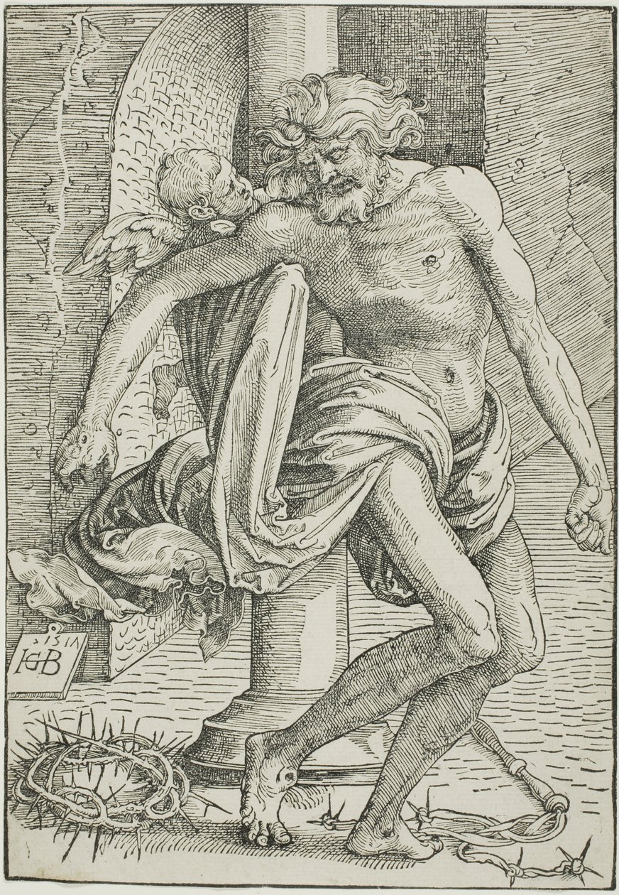 Acılar Adamı Sütunun Önünde by Hans Baldung Grien