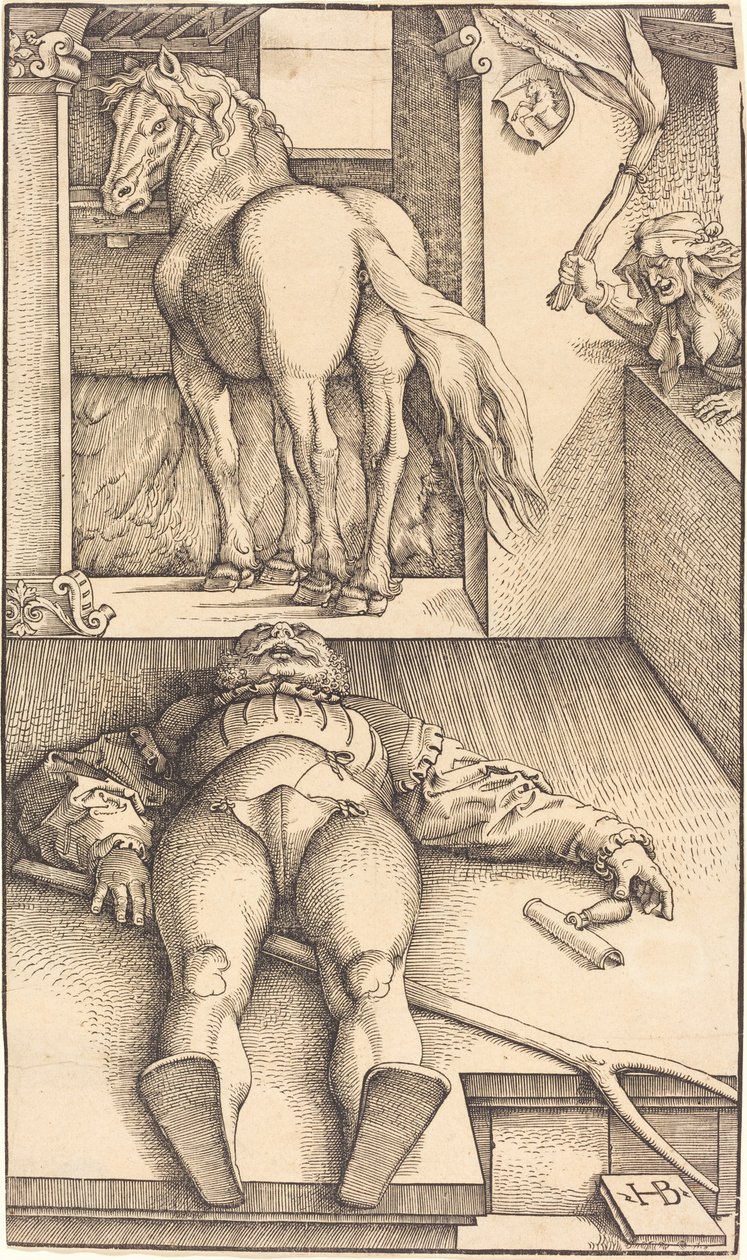 büyülenmiş damat by Hans Baldung Grien