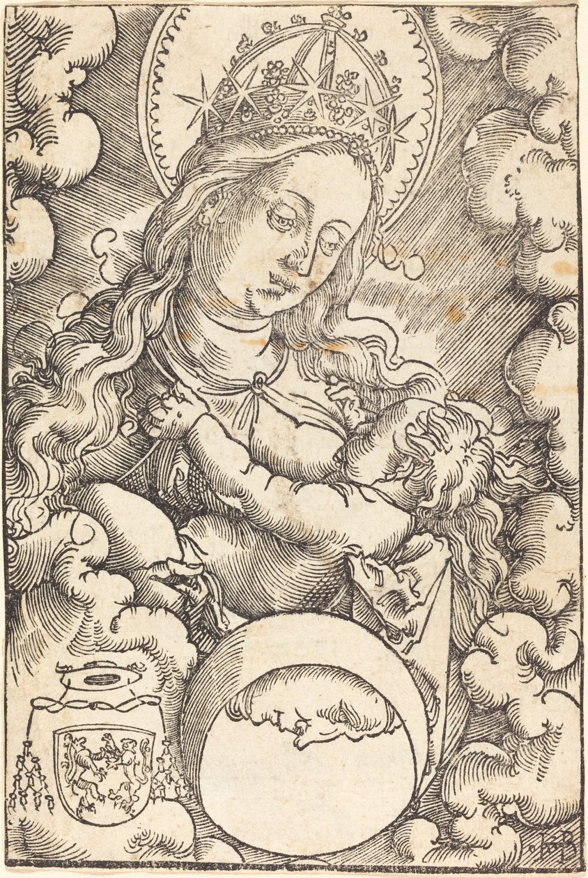 Bulutlardaki Bakire ve Çocuk by Hans Baldung Grien