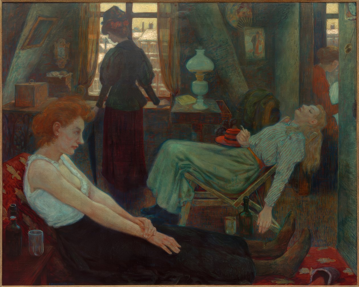 Pazartesi sabahı by Hans Baluschek