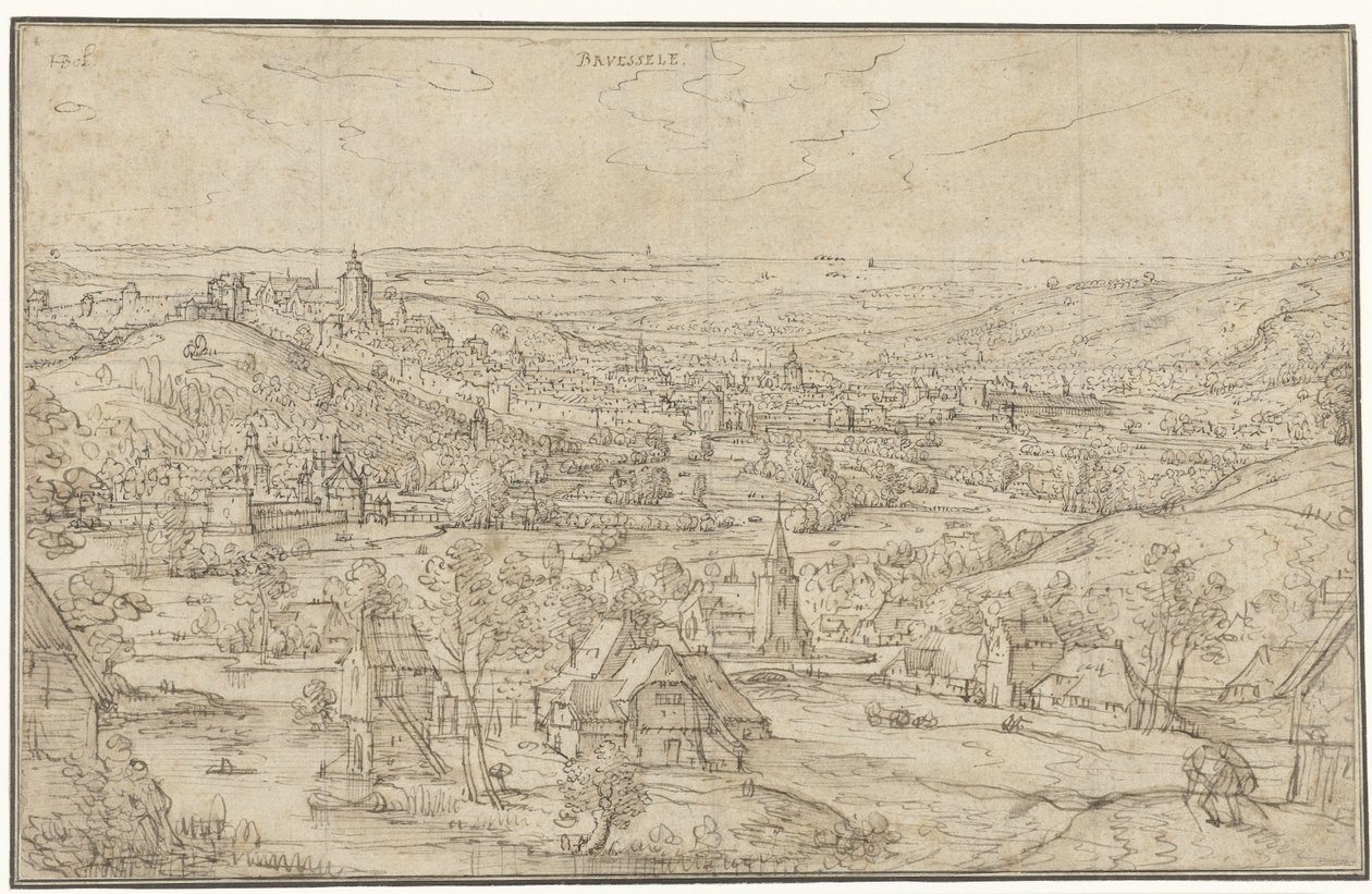 Brüksel manzarası by Hans Bol