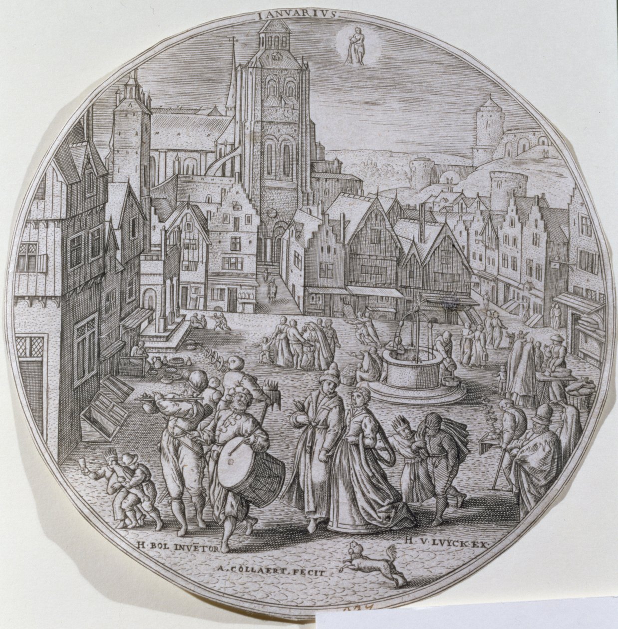 Adriaen Collaert (1560-1618) tarafından oyulmuş on iki 