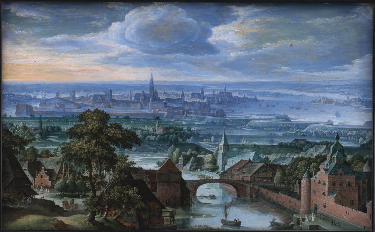 Anvers Manzaralı Manzara by Hans Bol