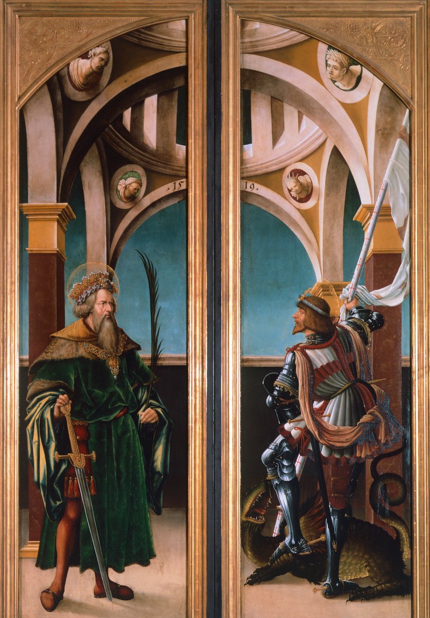 St. Sigismund ve St. George, Çarmıha Gerilme