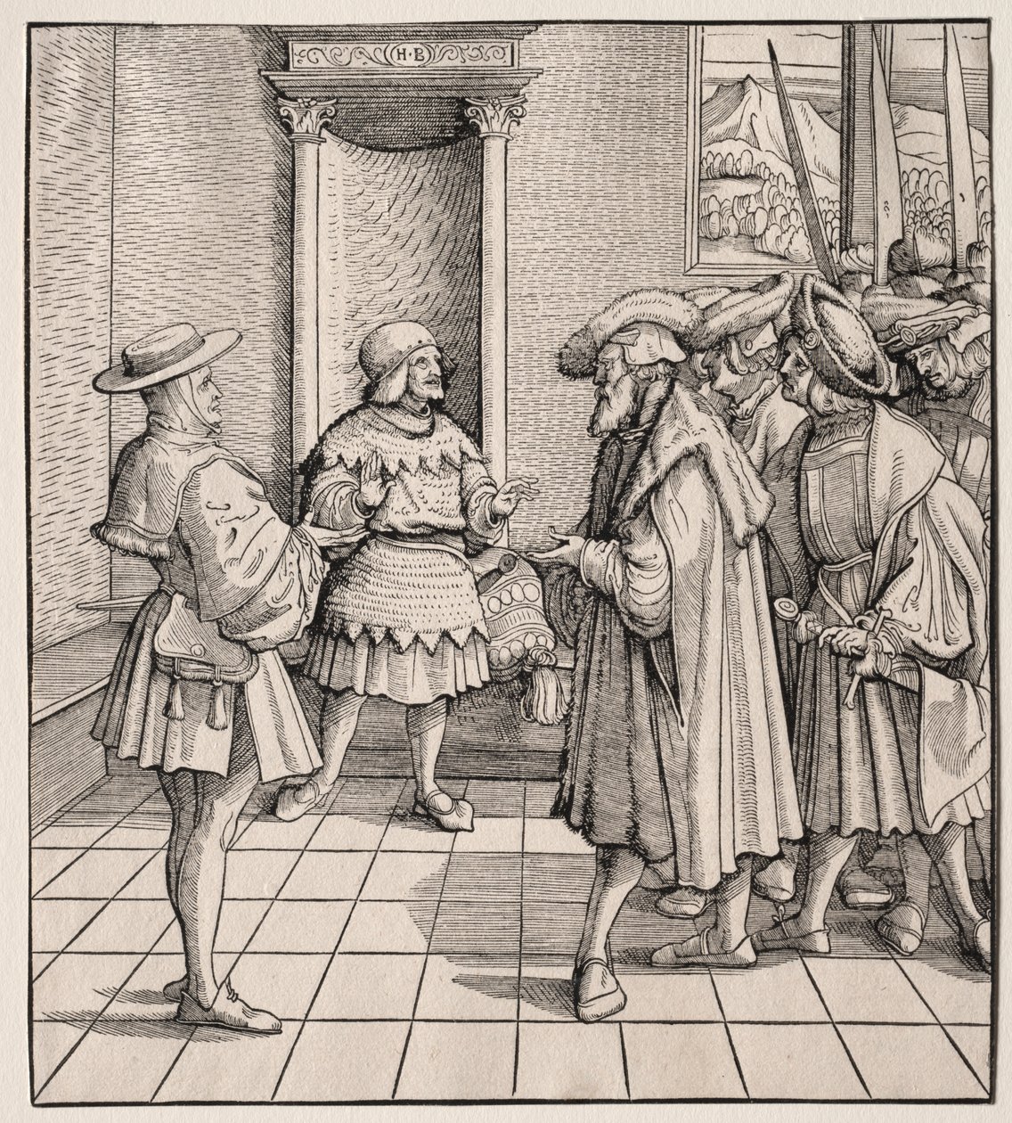 Bir Küçük Adamın Bir Diğerine Kötü Öğütleri by Hans Burgkmair