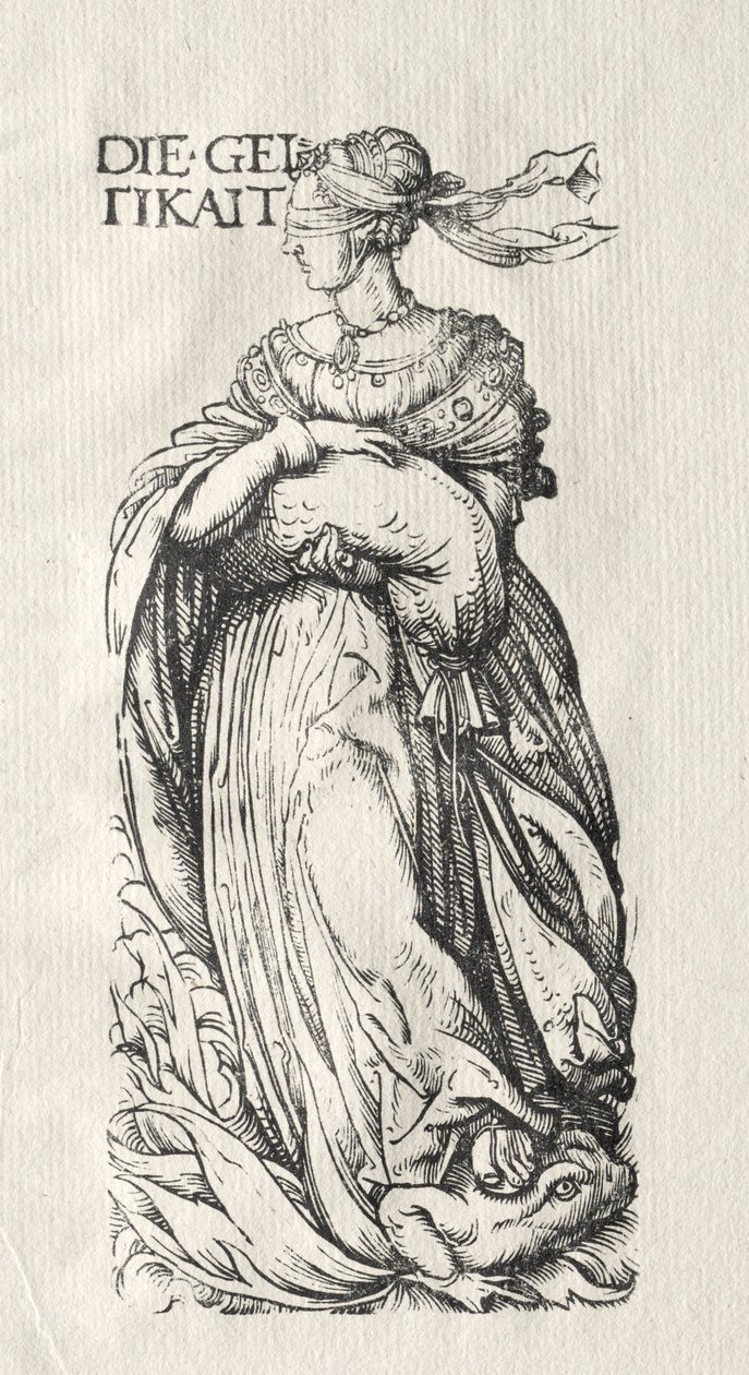 Yedi Kötülük: Hırs, c. 1510. by Hans Burgkmair