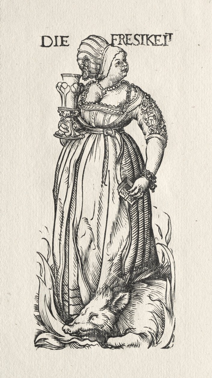 Yedi Kötülük: Oburluk by Hans Burgkmair