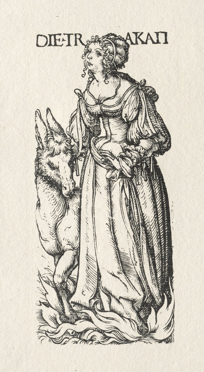 Yedi Kötülük: Tembellik by Hans Burgkmair