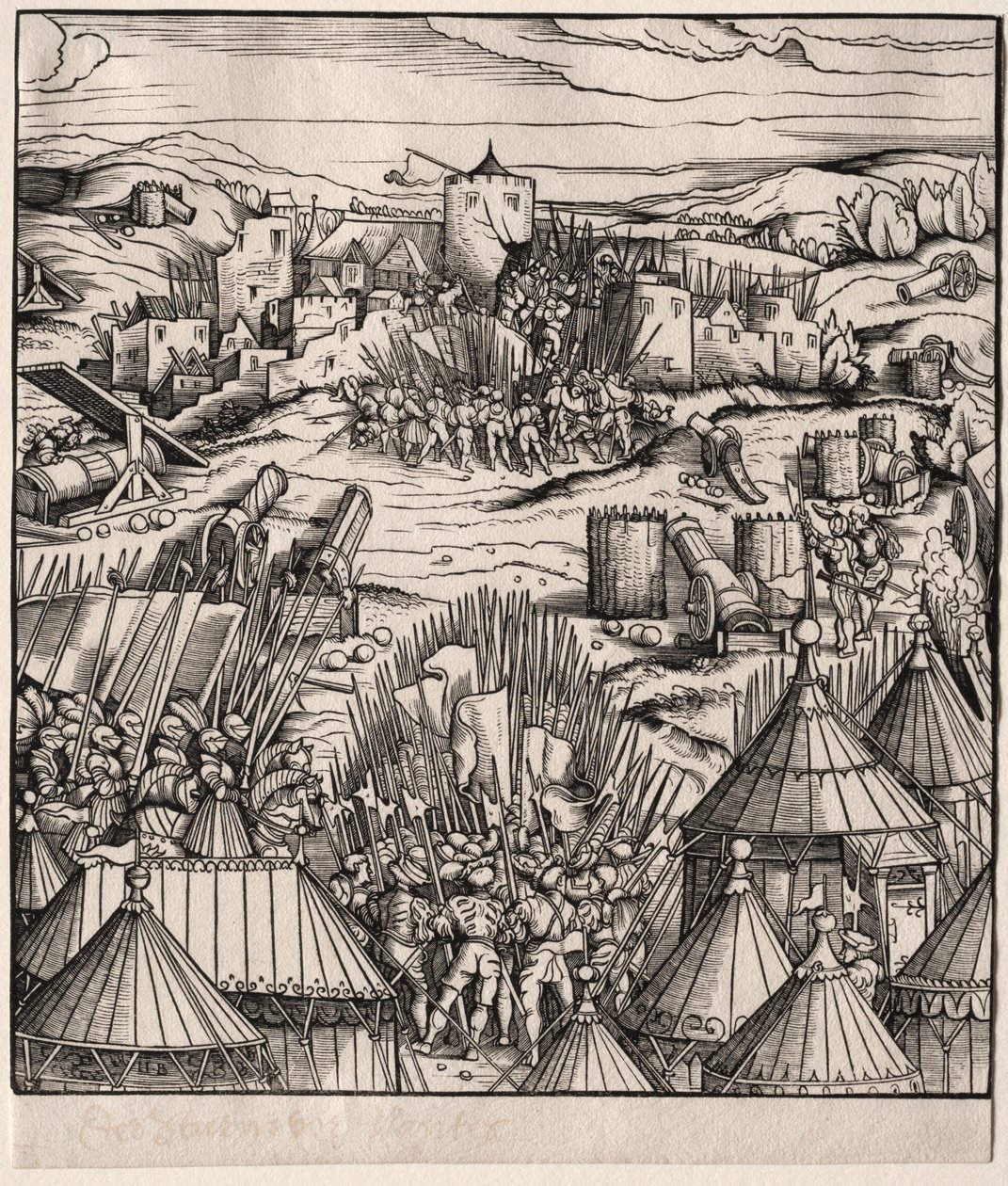 Nantes Baskını, 1512-1515. by Hans Burgkmair