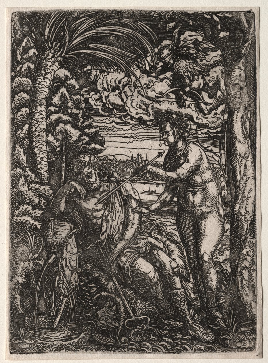 Venüs ve Merkür by Hans Burgkmair