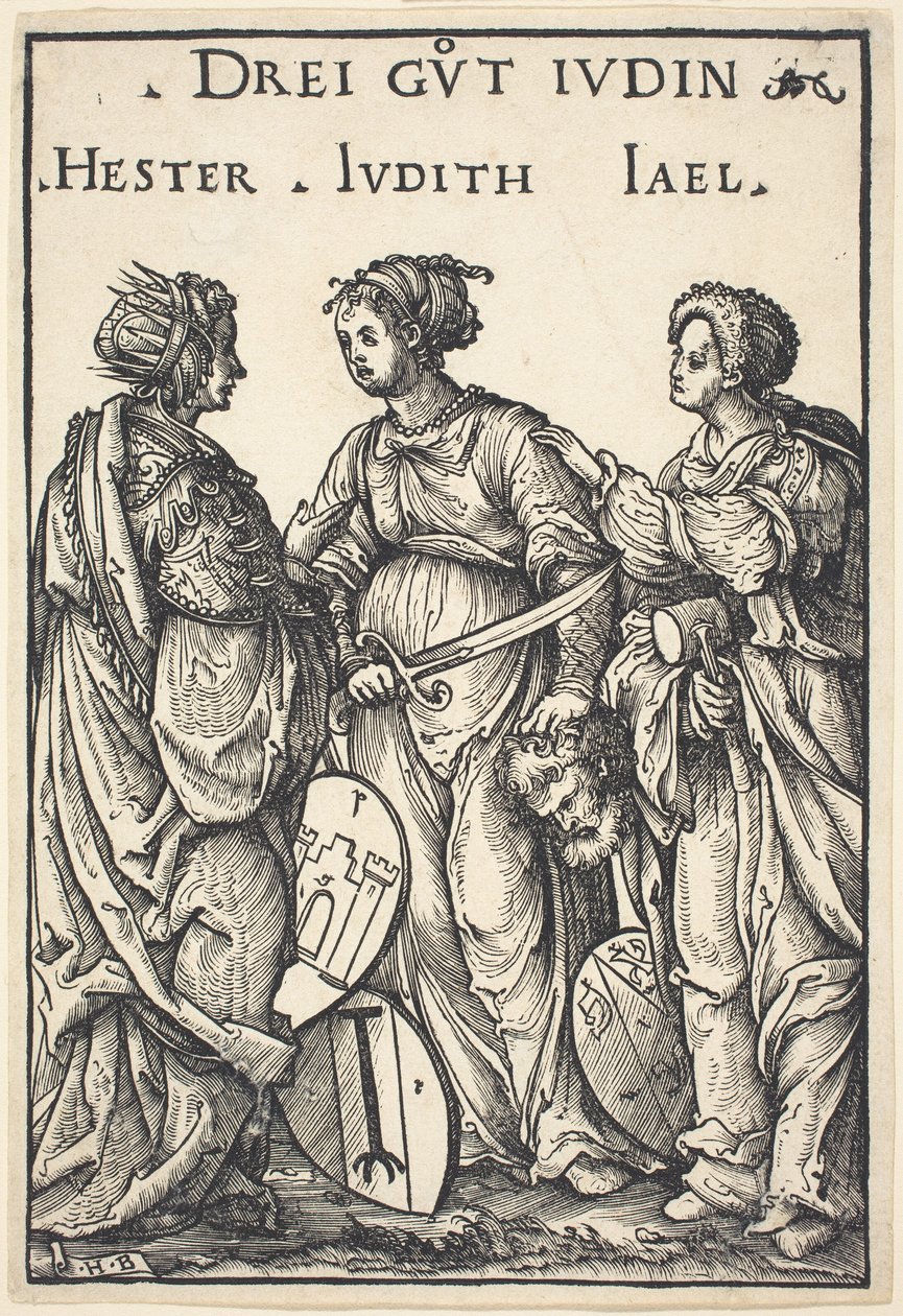 Hester, Judith ve Jael by Hans Burgkmair I
