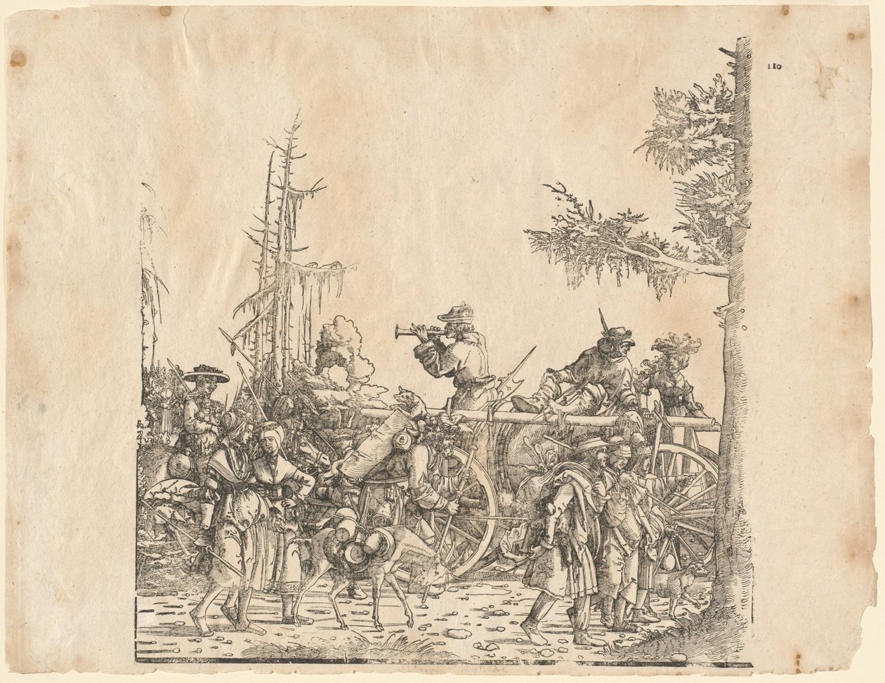 Arabalı Köylüler by Hans Burgkmair I