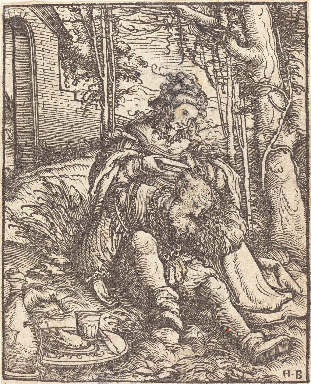 Samson ve Delilah by Hans Burgkmair I