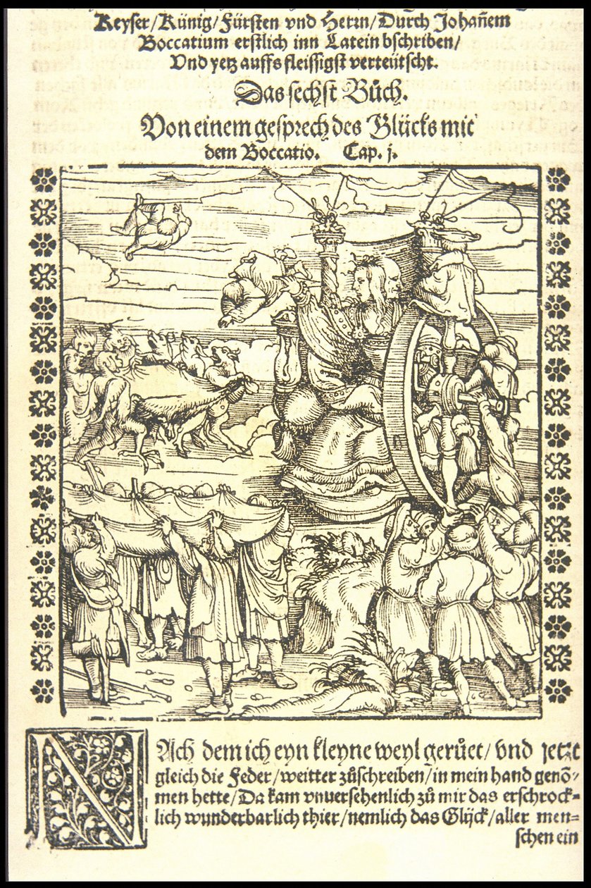 Çarkıfelek, yaklaşık 1545. by Hans Burgkmair the Elder