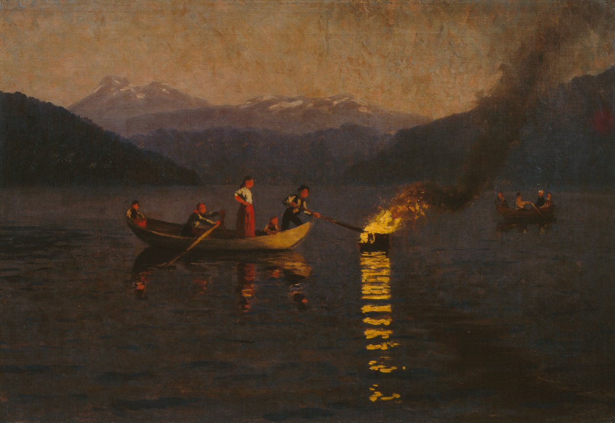 Yaz ortası gecesi by Hans Dahl