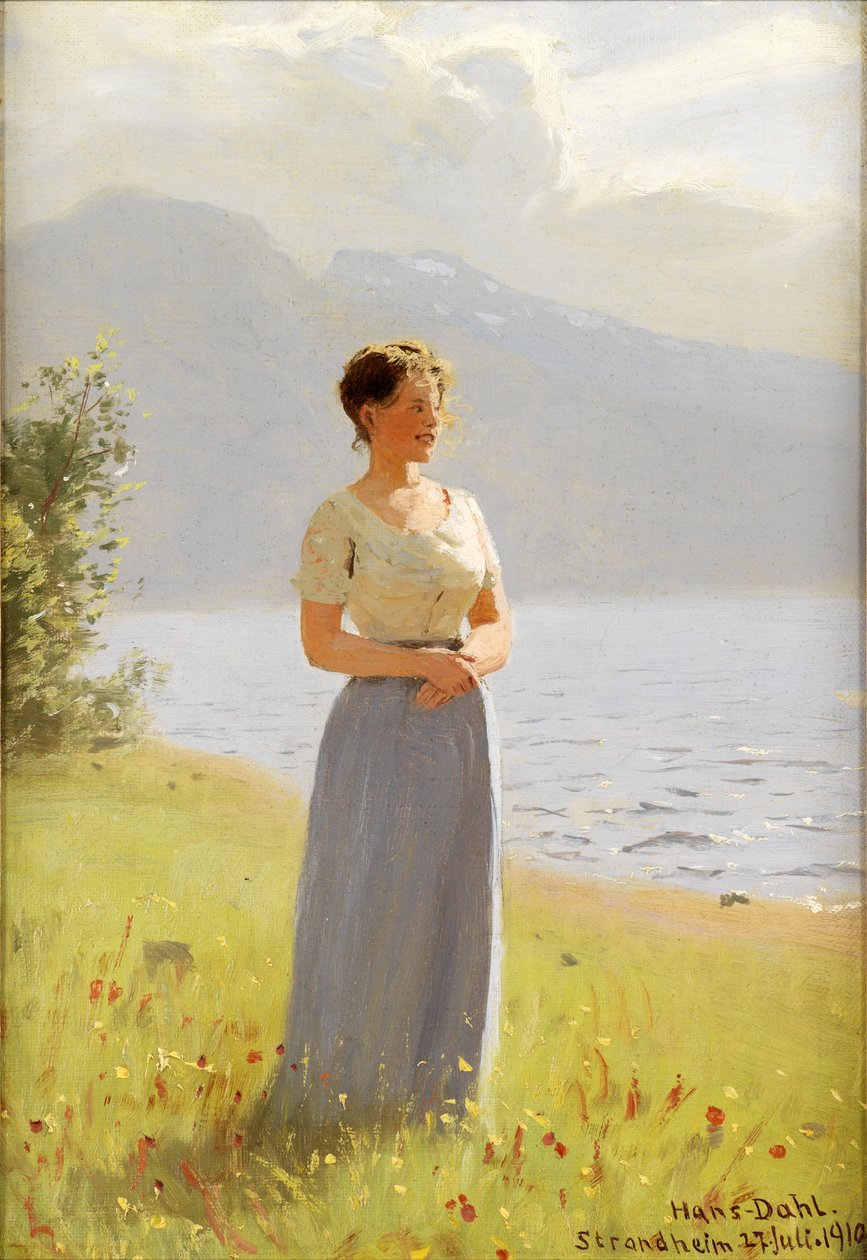 Strandheim, 1910 by Hans Dahl
