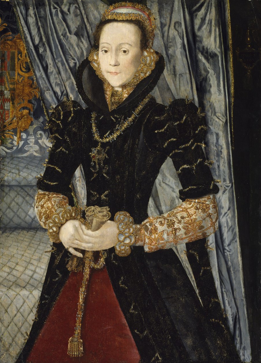 Wentworth Ailesinden Bir Hanımın Portresi by Hans Eworth or Ewoutsz