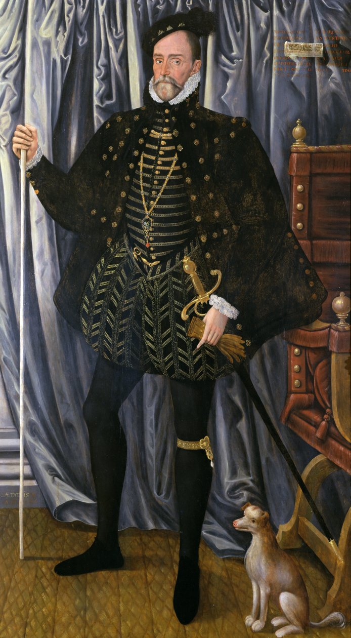 1. Pembroke Kontu (c.1501-70) by Hans Eworth or Ewoutsz