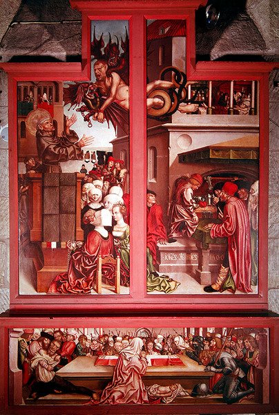 ಸೇಂಟ್ ಆಂಥೋನಿಯ ಬಲಿಪೀಠ, 1506 ಟರ್ಕ್ by Hans Fries