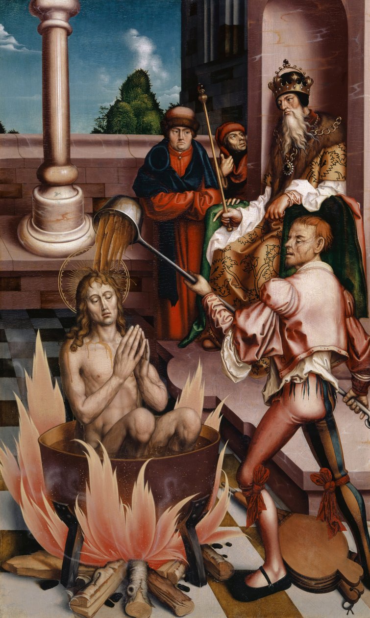 Kazandaki Aziz John Evangelist, 1514 by Hans Fries