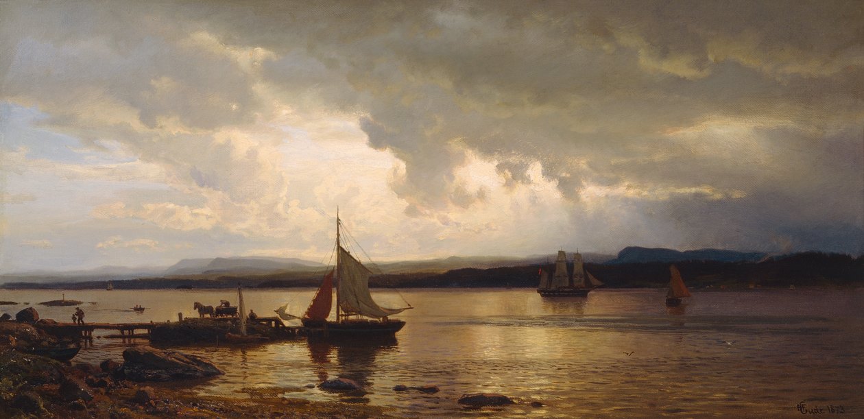 Oslo fiyordundan by Hans Gude