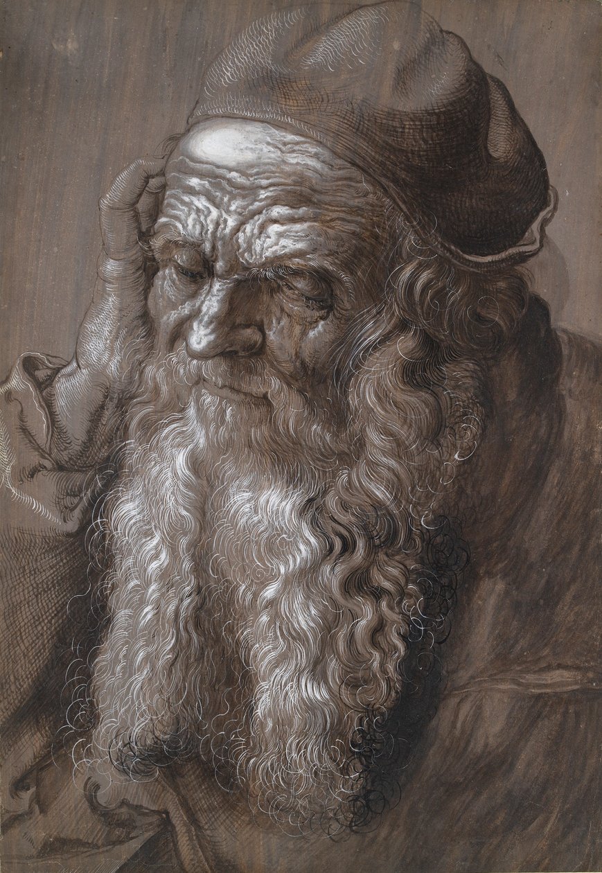 93 yaşındaki yaşlı bir adam St Jerome, 16. yüzyılın sonlarında by Hans Hoffmann