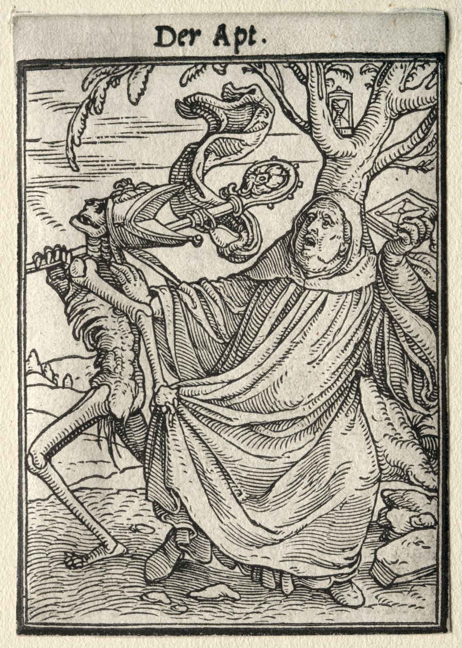 Ölüm Dansı: Başrahip by Hans Holbein